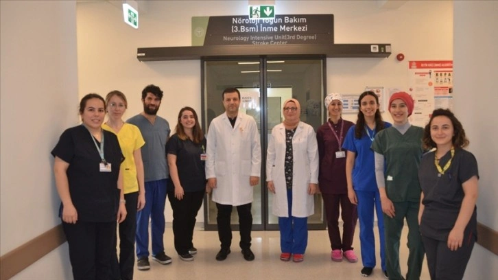 Bursa kent Hastanesi İnme Merkezi damla nâkil hastalara felah oluyor