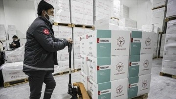 Yerli aşı TURKOVAC'ın evvel sevkiyatı Ankara'ya yapıldı